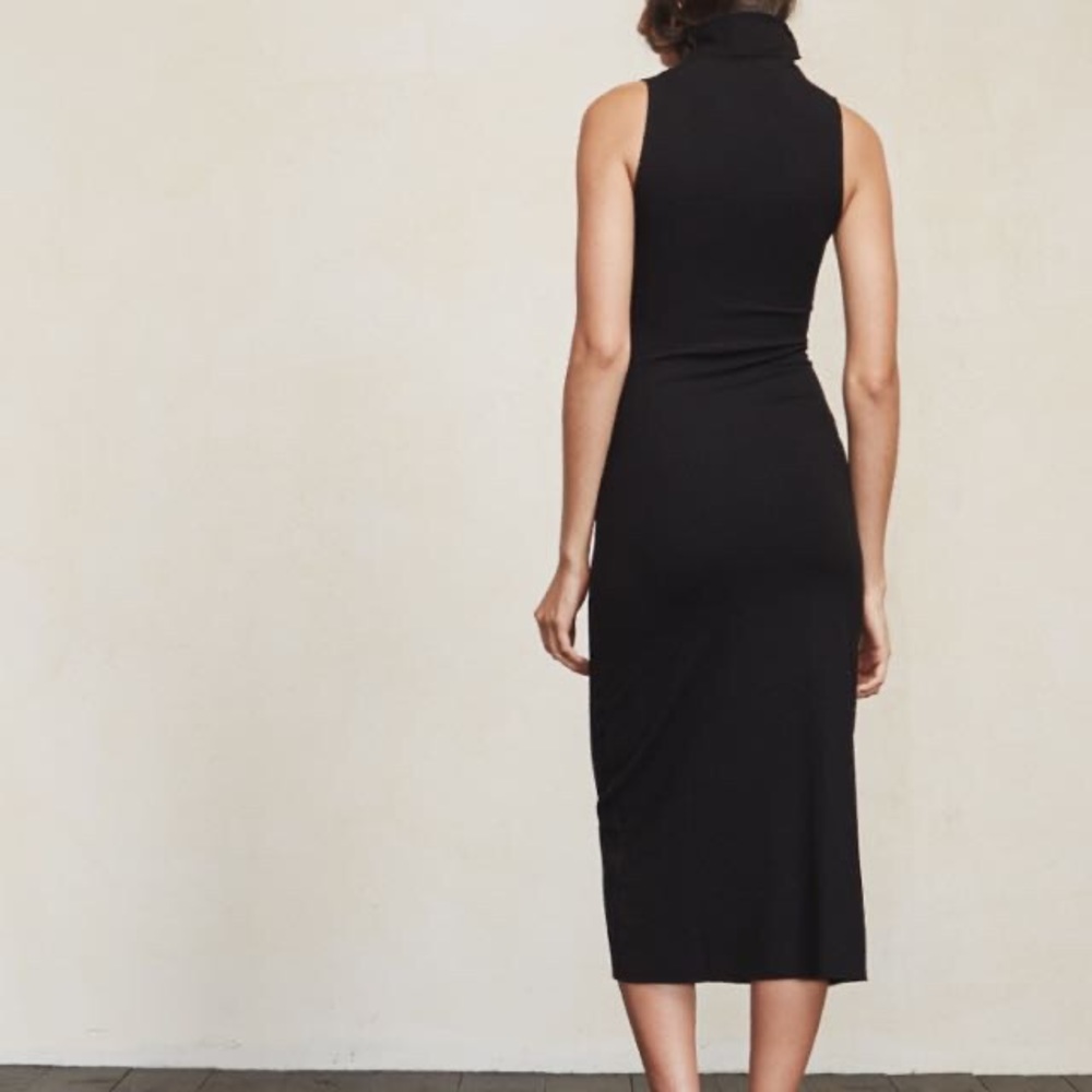 Reformation Leandra Dress in Black - Picture 3 of 3